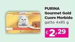 Acqua & Sapone PURINA Gourmet Gold Cuore Morbido gatto offerta