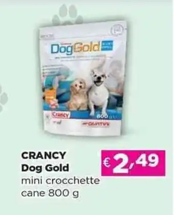 Acqua & Sapone CRANCY Dog Gold mini crocchette cane offerta