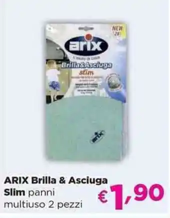 Acqua & Sapone ARIX Brilla & Asciuga Slim panni multiuso offerta