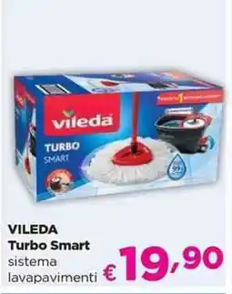 Acqua & Sapone VILEDA Turbo Smart sistema lavapavimenti offerta