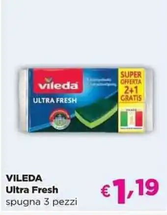 Acqua & Sapone VILEDA Ultra Fresh spugna offerta