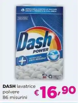 Acqua & Sapone DASH lavatrice polvere 86 misurini offerta