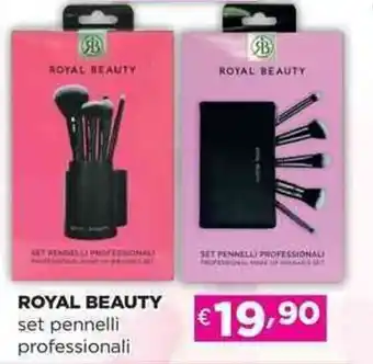 Acqua & Sapone ROYAL BEAUTY set pennelli professionali offerta