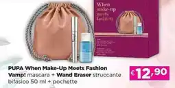 Acqua & Sapone PUPA When Make-Up Meets Fashion Vamp! mascara + Wand Eraser struccante bifasico + pochette offerta