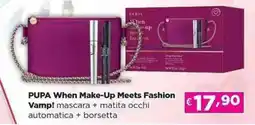 Acqua & Sapone PUPA When Make-Up Meets Fashion Vamp! mascara + matita occhi automatica + borsetta offerta