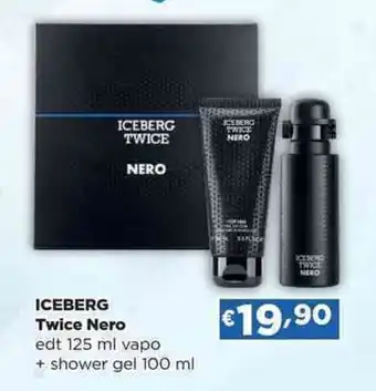 Acqua & Sapone ICEBERG Twice Nero edt vapo + shower gel offerta