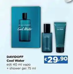 Acqua & Sapone DAVIDOFF Cool Water edt vapo + shower gel offerta