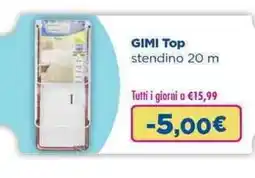 Acqua & Sapone GIMI Top stendino 20 m offerta