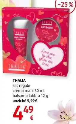 dm drogerie markt THALIA set regalo crema mani offerta