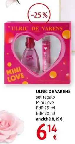 dm drogerie markt ULRIC DE VARENS set regalo Mini Love EdP offerta