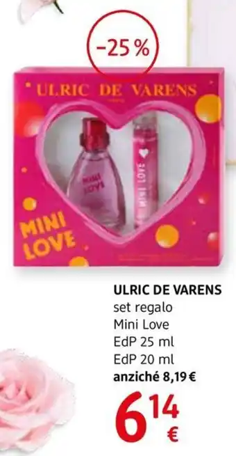 dm drogerie markt ULRIC DE VARENS set regalo Mini Love EdP offerta