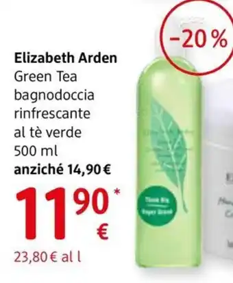 dm drogerie markt Elizabeth Arden Green Tea bagnodoccia rinfrescante al tè verde offerta