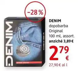 dm drogerie markt DENIM dopobarba Original offerta