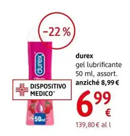 dm drogerie markt durex gel lubrificante offerta