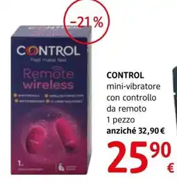 dm drogerie markt CONTROL mini-vibratore con controllo da remoto offerta