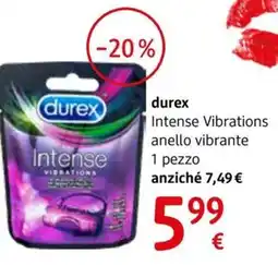 dm drogerie markt durex Intense Vibrations anello vibrante offerta