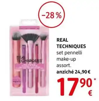 dm drogerie markt REAL TECHNIQUES set pennelli make-up assort. offerta