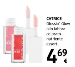 dm drogerie markt CATRICE Glossin' Glow olio labbra colorato nutriente assort. offerta