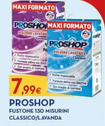 Proshop Proshop fustone 130 misurini classico/lavanda offerta