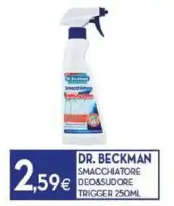 Proshop Dr. beckman smacchiatore deo&sudore trigger offerta