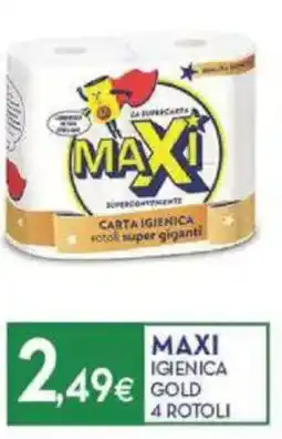 Proshop Maxi igienica gold 4 rotoli offerta