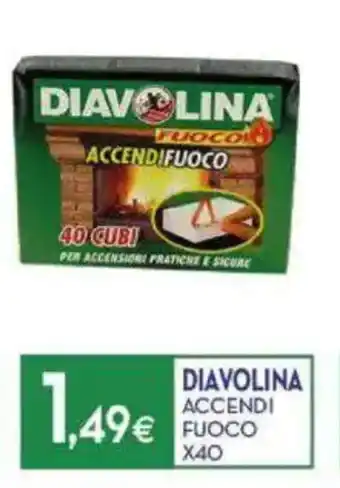 Proshop Diavolina accendi fuoco x40 offerta