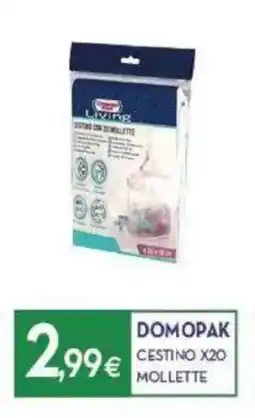 Proshop Domopak cestino x20 mollette offerta