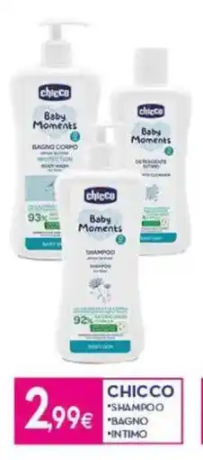 Proshop Chicco shampoo bagno intimo offerta