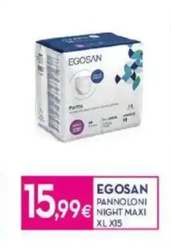 Proshop Egosan pannoloni night maxi offerta