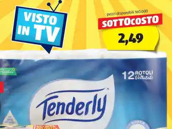 ALDI Tenderly carta igienica "carezza di latte" offerta