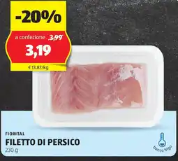 ALDI Fiorital filetto di persico offerta