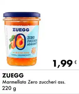 Iper Tosano ZUEGG Marmellata Zero zuccheri ass. offerta