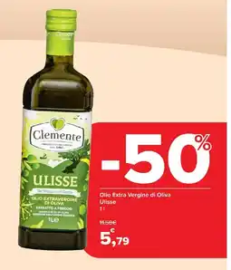 Carrefour Market Olio Extra Vergine di Oliva Ulisse offerta