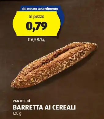 ALDI Pan del dì barretta ai cereali offerta