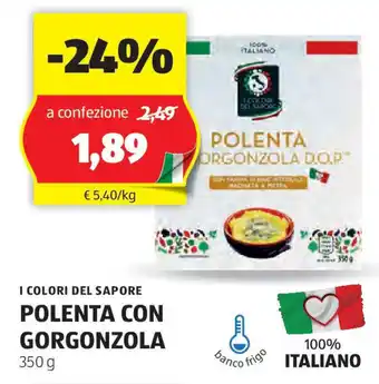 ALDI I colori del sapore polenta con gorgonzola offerta