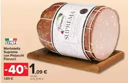 Carrefour Market Mortadella Suprema con Pistacchi Fiorucci offerta