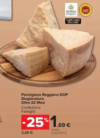 Carrefour Market Parmigiano Reggiano DOP Stagionatura Oltre 22 Mesi offerta