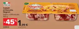 Carrefour Market Cubetti di Pancetta Negroni offerta