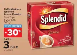 Carrefour Market Caffè Macinato Splendid Aroma Classico offerta