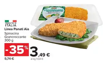 Carrefour Market Linea Panati Aia Spinacina Grancroccante offerta