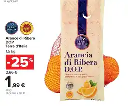 Carrefour Market Arance di Ribera DOP Terre d'Italia offerta