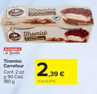 Carrefour Market Tiramisù Carrefour offerta