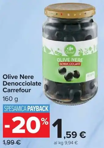 Carrefour Market Olive Nere Denocciolate Carrefour offerta