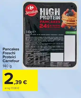 Carrefour Market Pancakes Freschi Proteici Carrefour offerta