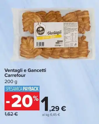 Carrefour Market Ventagli e Gancetti Carrefour offerta