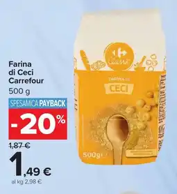 Carrefour Market Farina di Ceci Carrefour offerta