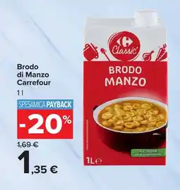 Carrefour Market Brodo di Manzo Carrefour offerta