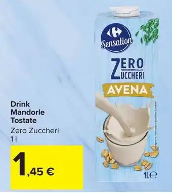 Carrefour Market Drink Mandorle Tostate offerta