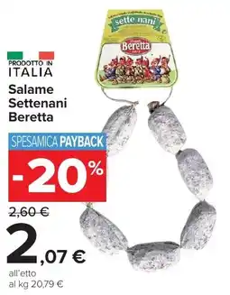 Carrefour Market Salame Settenani Beretta offerta