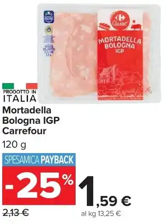 Carrefour Market Mortadella Bologna IGP Carrefour offerta